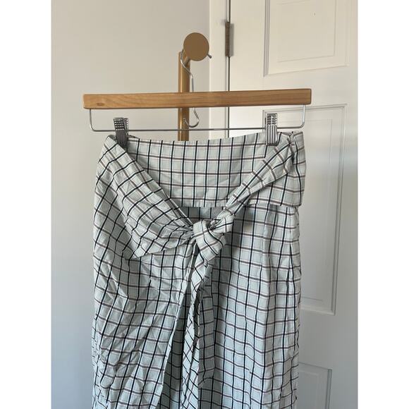 Tibi Elliot Check Wrap Skirt - Picture 2 of 7